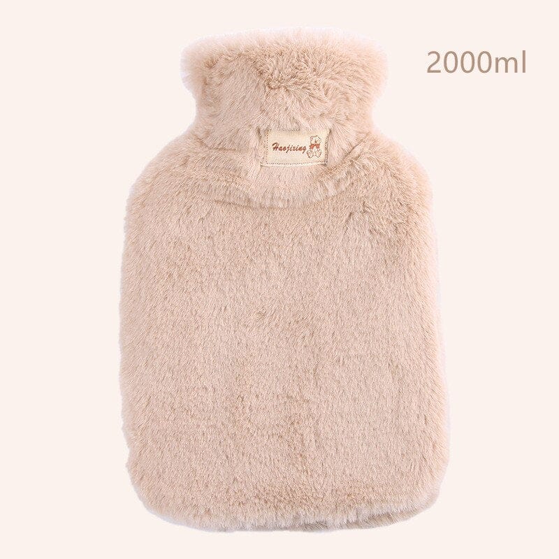 Peluche bouillotte en fourrure peluche