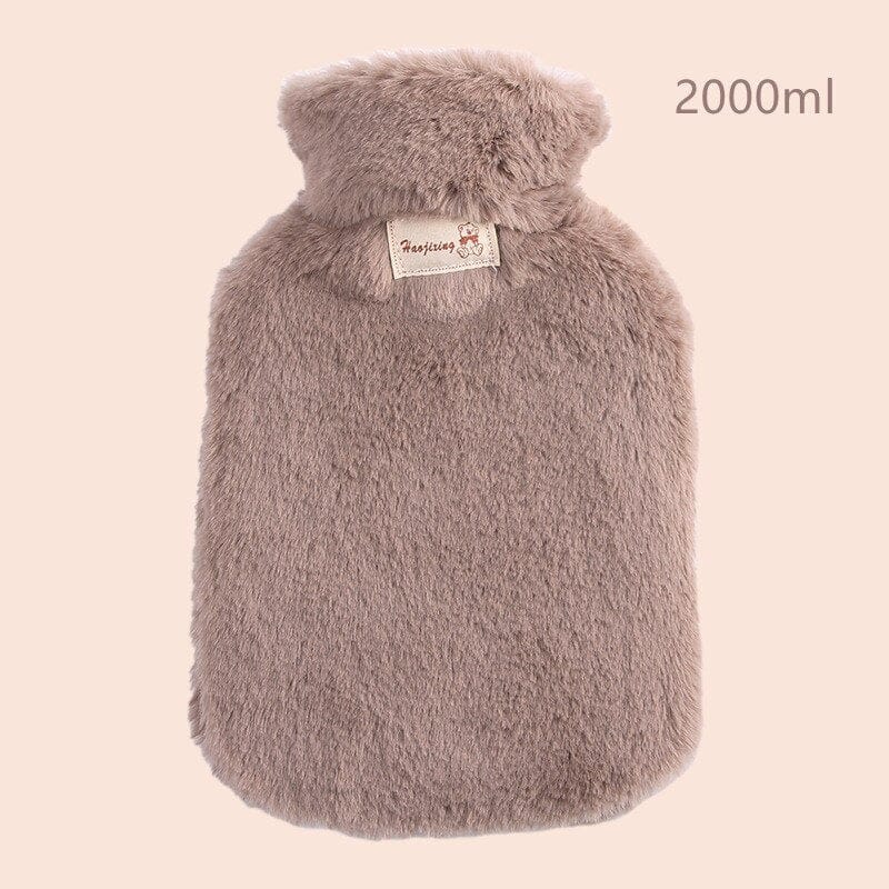 Peluche bouillotte en fourrure peluche