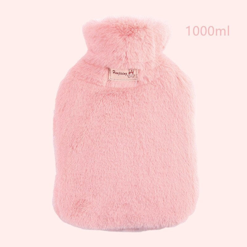 Peluche bouillotte en fourrure peluche