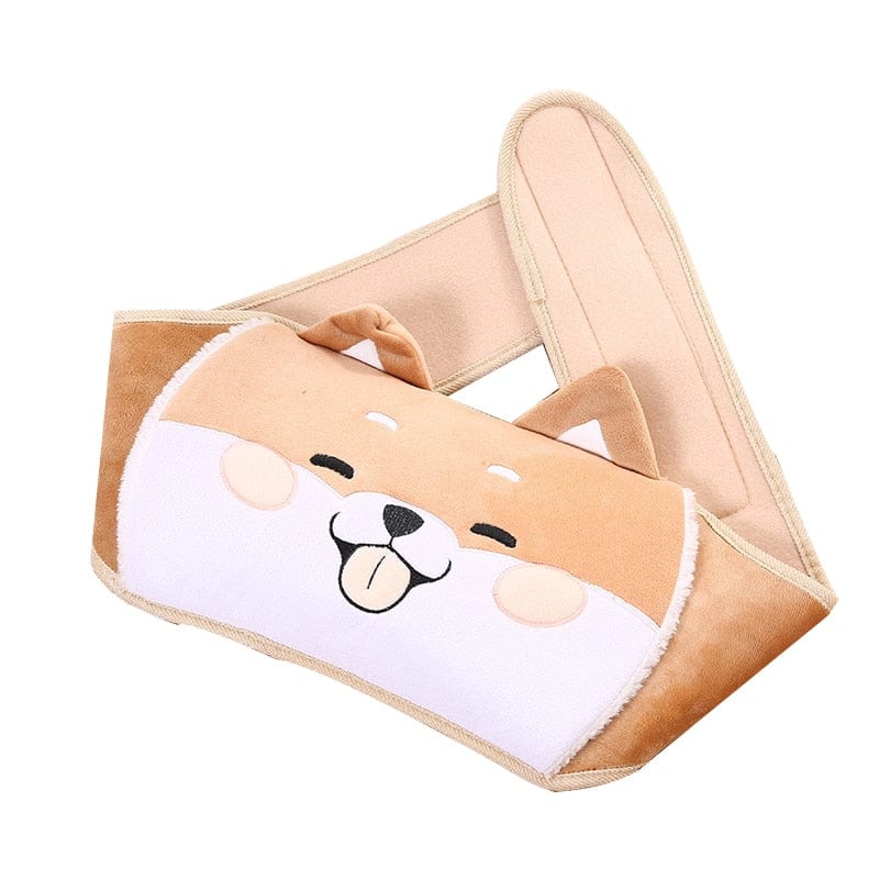 Peluche bouillote ceinture Shiba Cosy