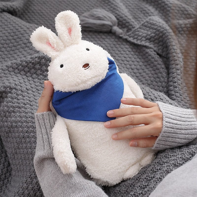 Peluche bouillotte lapin tout doux