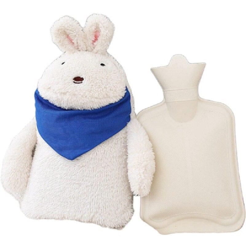 Peluche bouillotte lapin tout doux