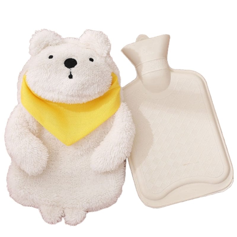 Peluche bouillotte Ours Polaire doux et réconfortant