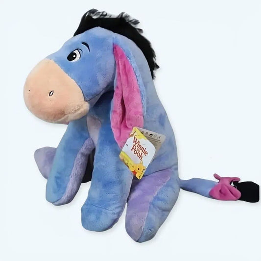 Peluche Bourriquet bleu géant, tout doux pour les câlins.