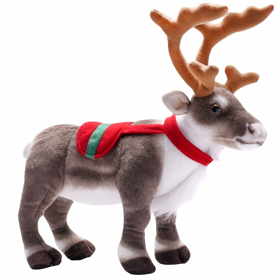 Peluche Noël cerf douce enfant cadeau festif cosy