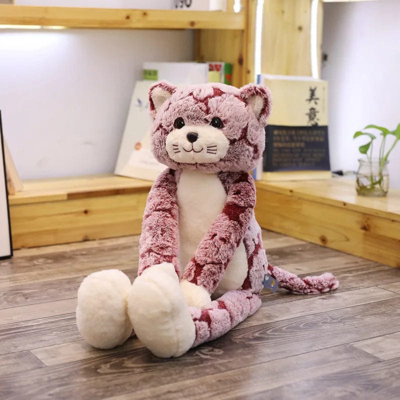 Peluche Chat Rose Assis