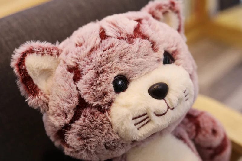 Peluche Chat Rose Assis