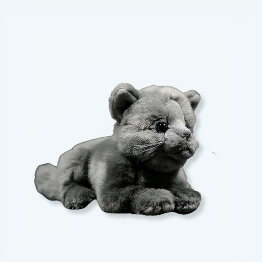 Chaton en peluche britannique gris - Câlin et Doux
