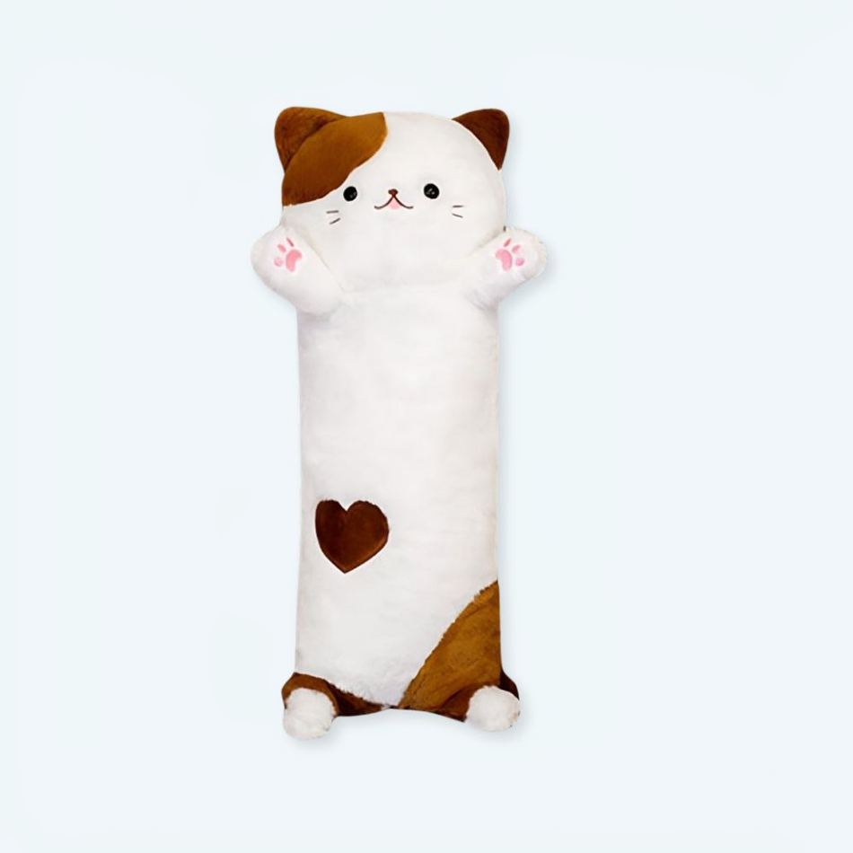 Peluche chat géant doux et câlin pour une chambre cosy