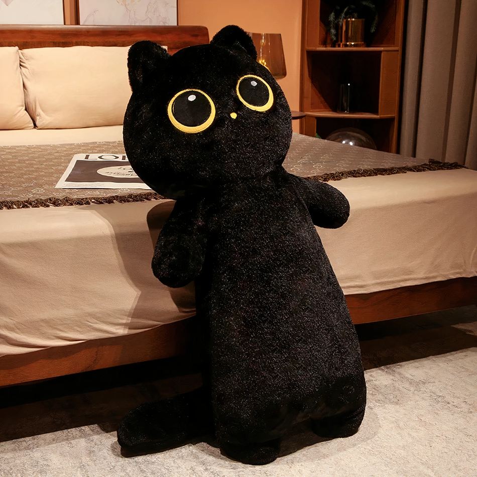 Peluche Chat Géant Doux Câlin pour Décoration de Chambre