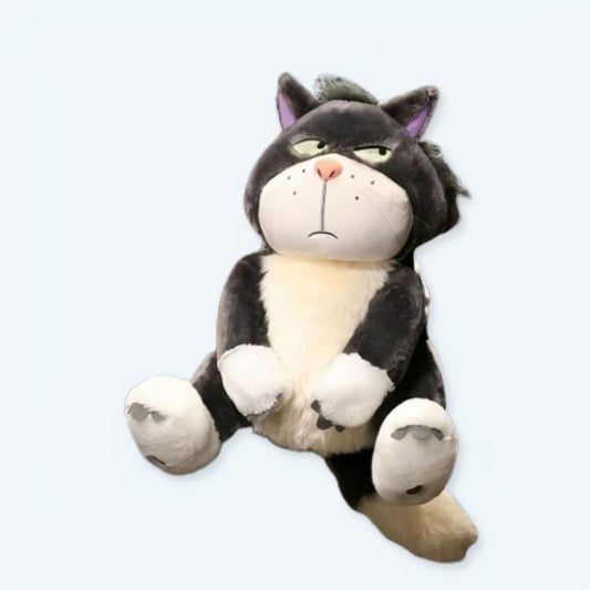 Peluche chat Lucifer doux Cendrillon Disney - Magie assurée!