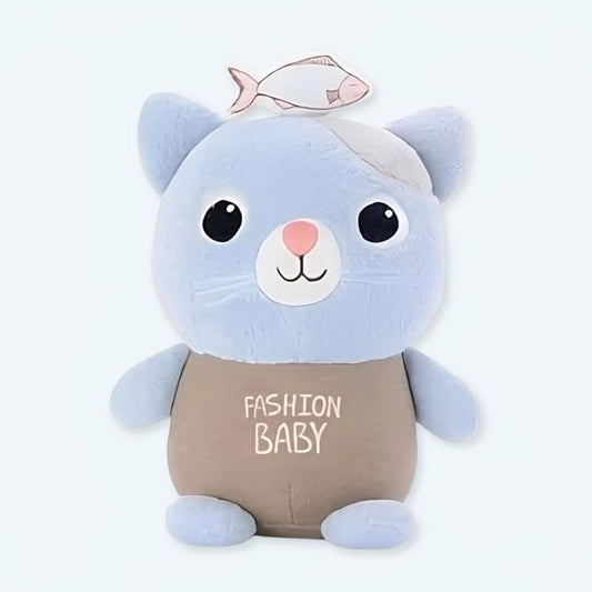 Peluche chat adorable et toute douce câline pour enfant