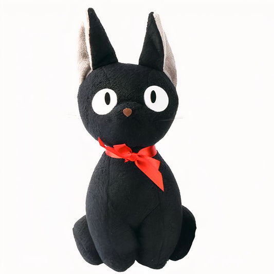 Peluche chat noir doux - Inspiré du style Jiji de l'univers Miyazaki