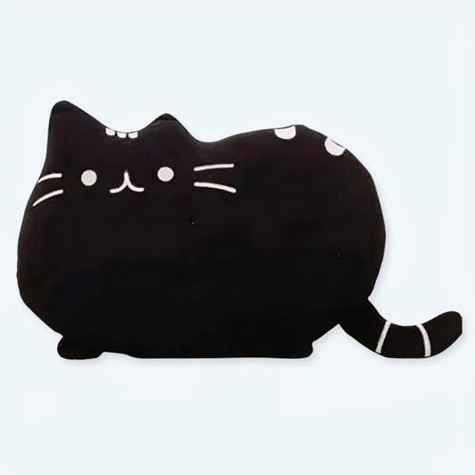 Peluche chat noir - Doux compagnon câlin pour enfant