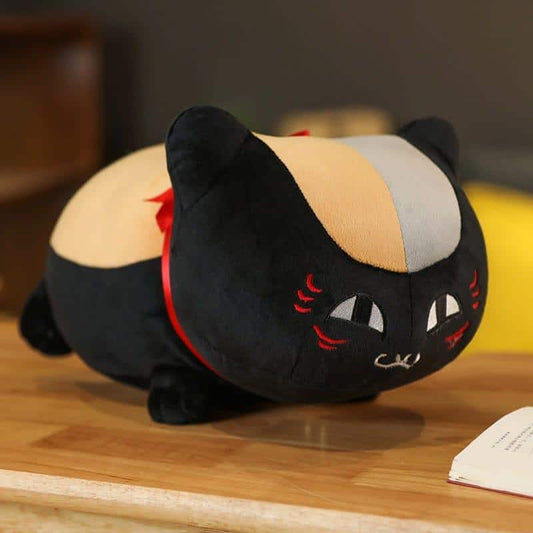 Peluche chat noir Nyanko Sensei - Adorable câlin kawaii