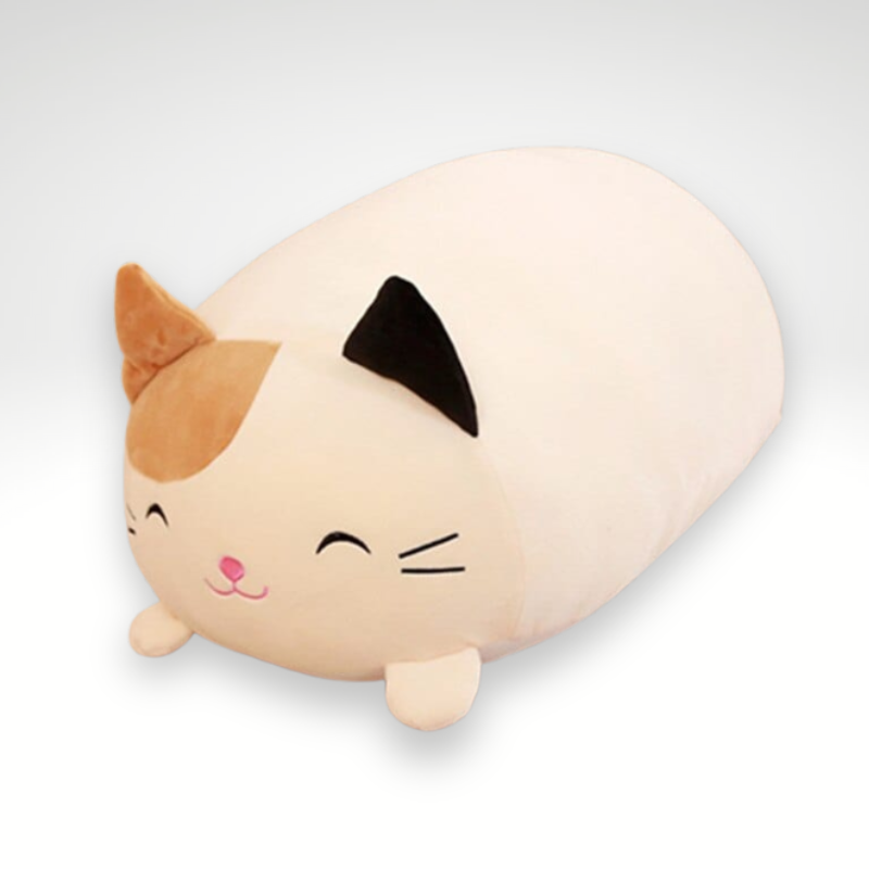 Squishmallow Peluche Chat Bicolore Content