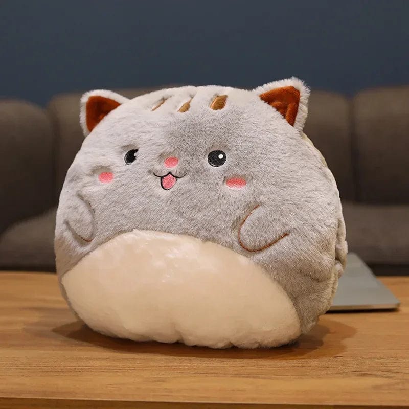 Squishmallow Peluche Chat Réchauffe-Main Joyeux