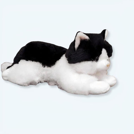 Peluche Chaton Doux Compagnon noir, idéal pour câliner les enfants