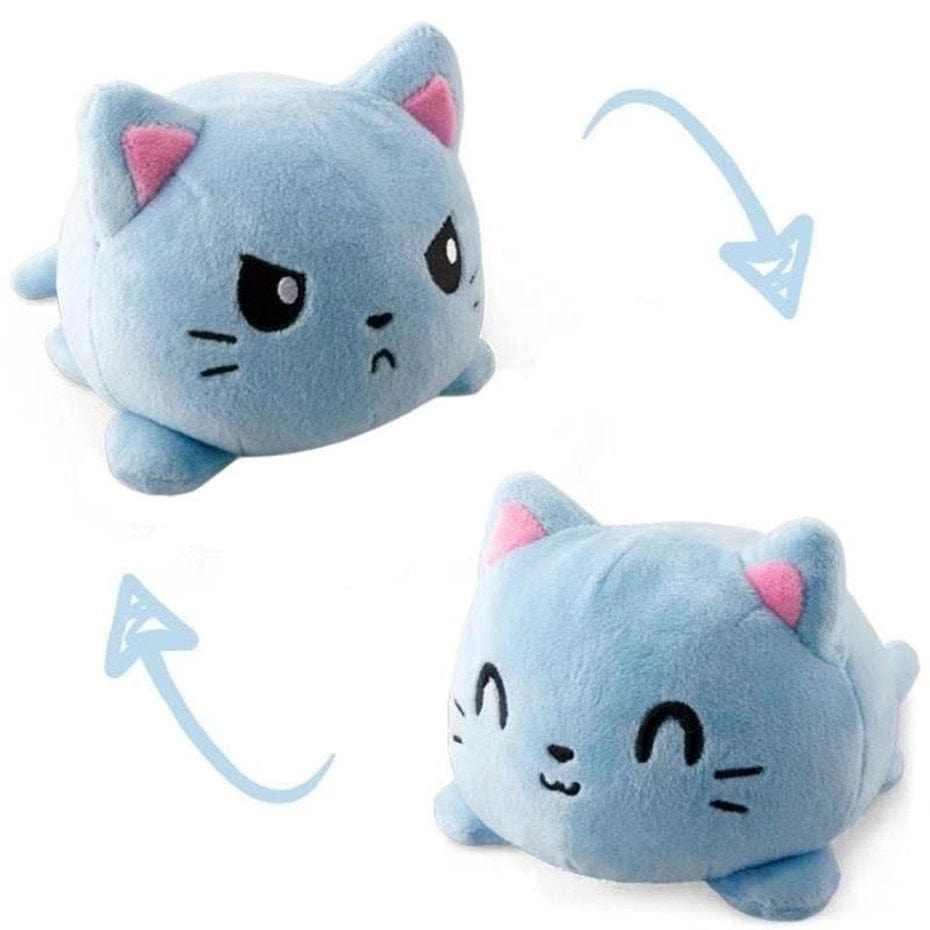 Peluche Chats Réversibles Colorés