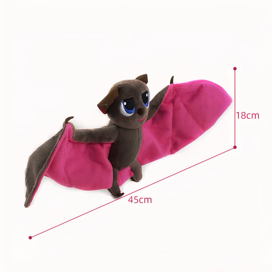Peluche chauve-souris douce et effrayante pour Halloween.