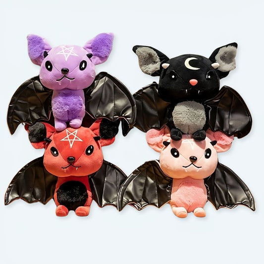 Peluche Chauve-Souris Noire Halloween Festive