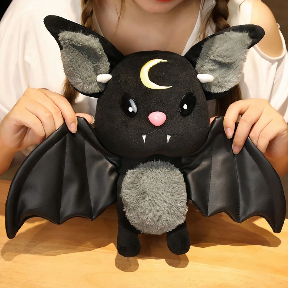 Peluche Chauve-Souris Noire Halloween Festive