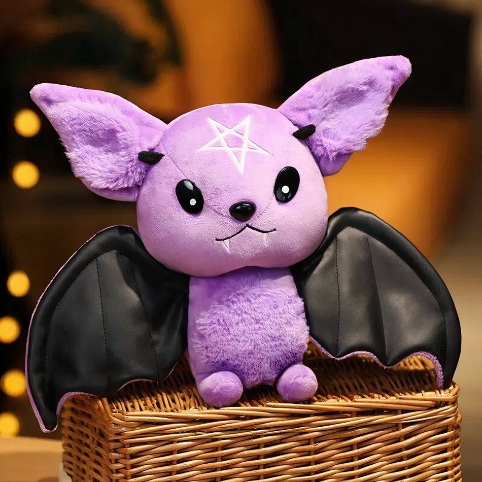 Peluche Chauve-Souris Noire Halloween Festive
