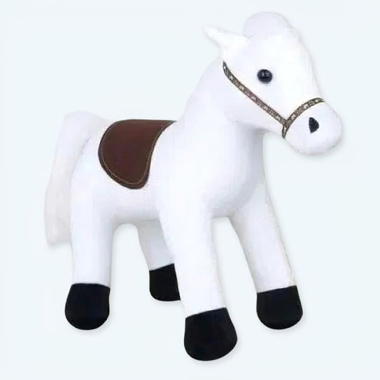 Peluche Cheval Blanc Enfant Câlin
