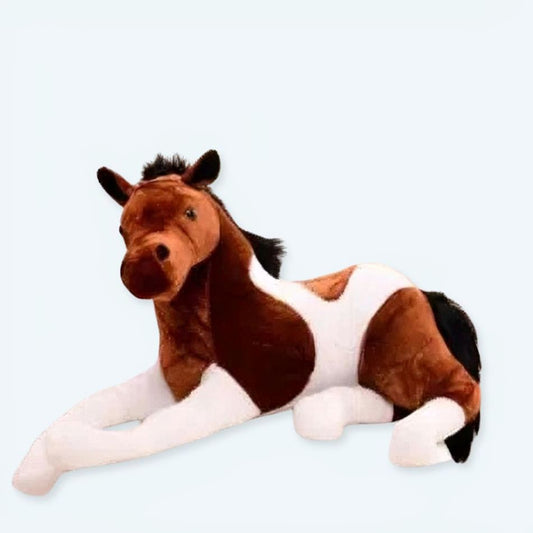 Peluche cheval tout doux, pour des câlins en douceur