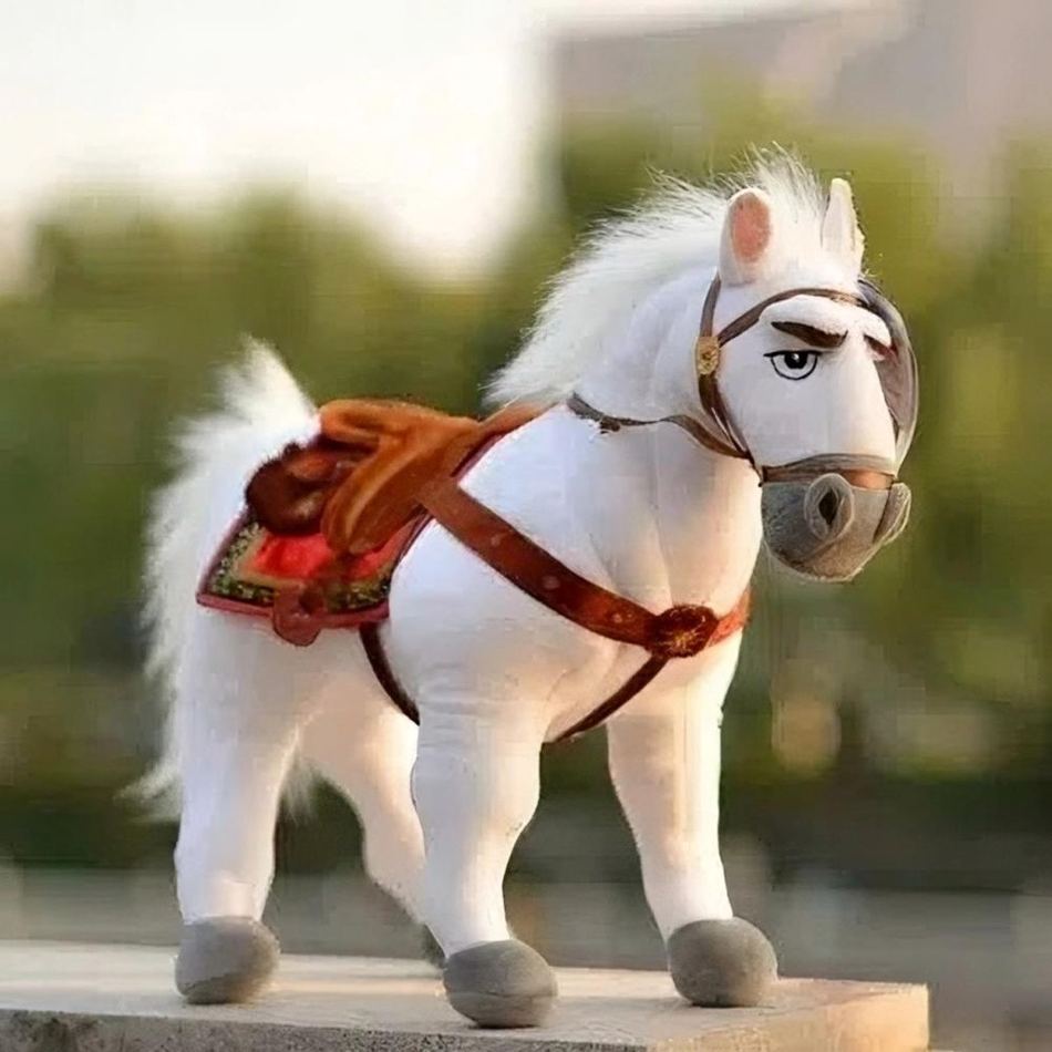 Peluche cheval Maximus Disney, votre compagnon câlin pour des aventures douces