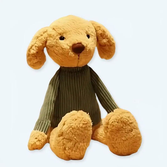 Peluche chien doux - Compagnon câlin pour enfant en hiver