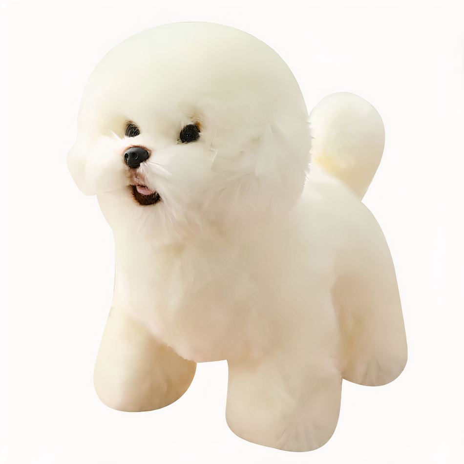 Peluche chien - compagnon doux pour chambre cosy