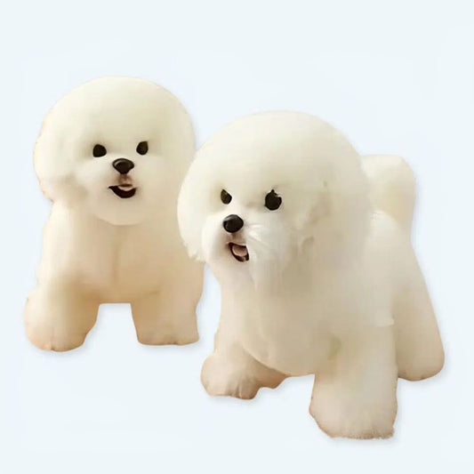 Peluche chien - compagnon doux pour chambre cosy