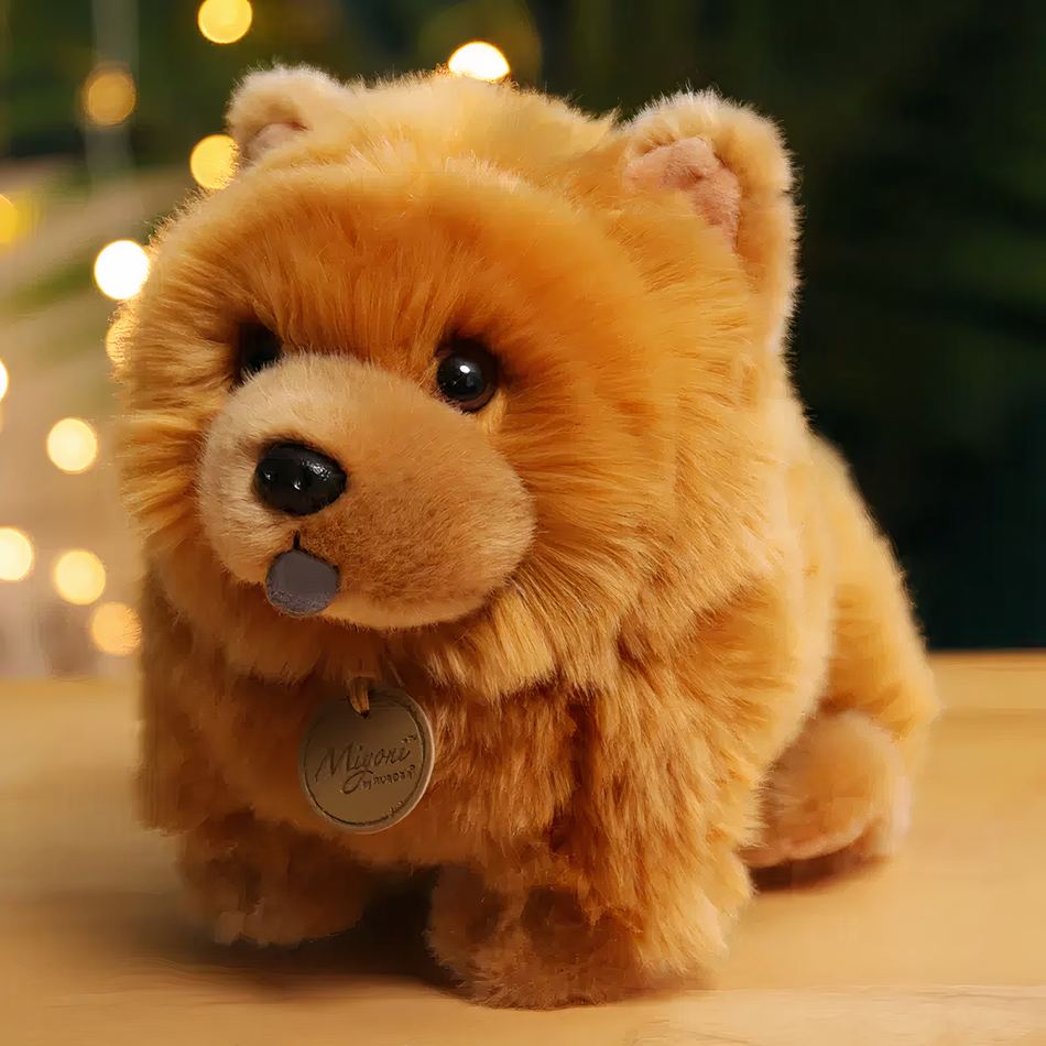 Peluche chien - compagnon doux pour chambre cosy