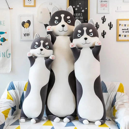 Peluche chien husky - Câlins tout doux