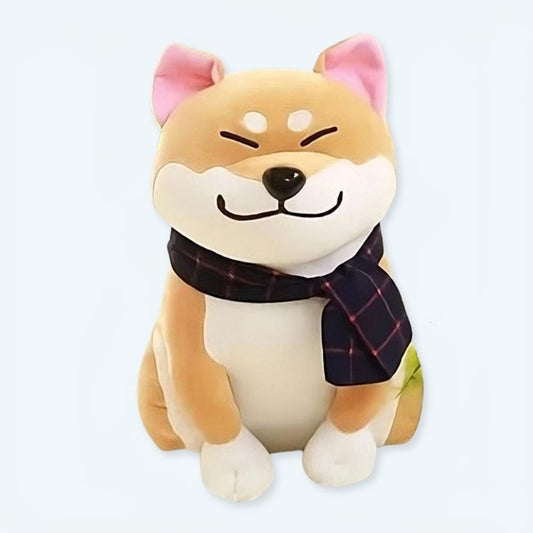 Peluche chien marron adorable pour la chambre de l'enfant