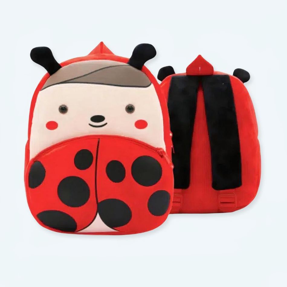 Peluche coccinelle sac à dos doux pour enfant, fun