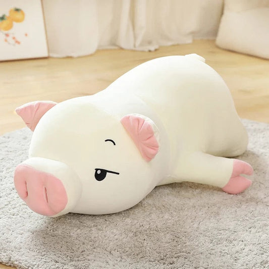 Peluche cochon doux et reposant