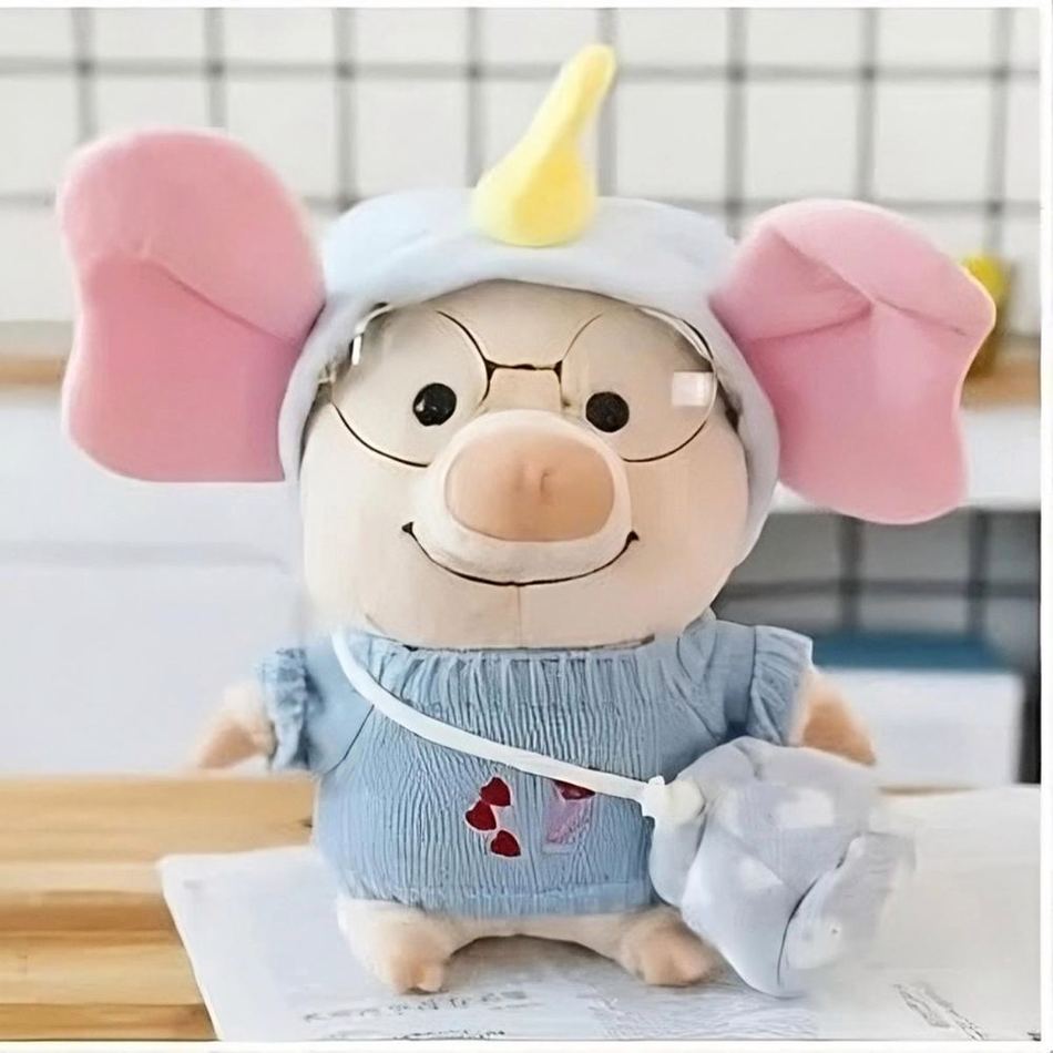 Peluche pigloo éléphant en peluche douce pour les câlins des enfants