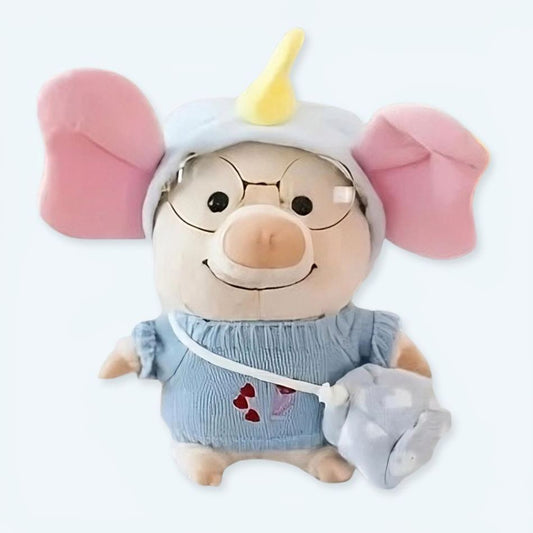 Peluche pigloo éléphant en peluche douce pour les câlins des enfants