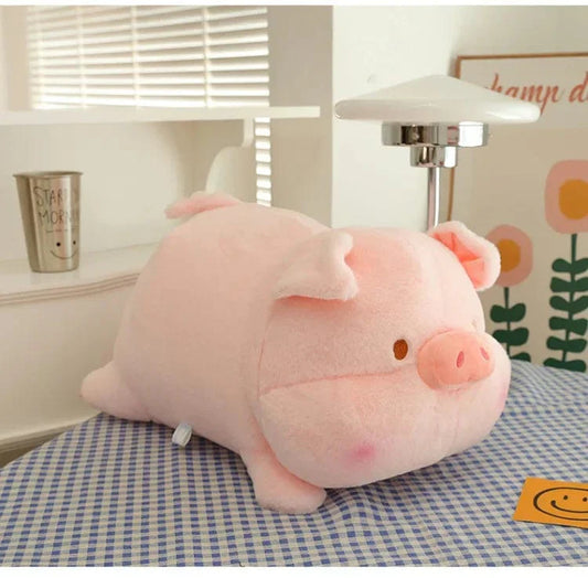 Peluche cochon câline et douce