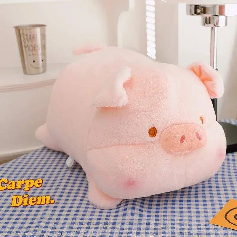 Peluche cochon câline et douce
