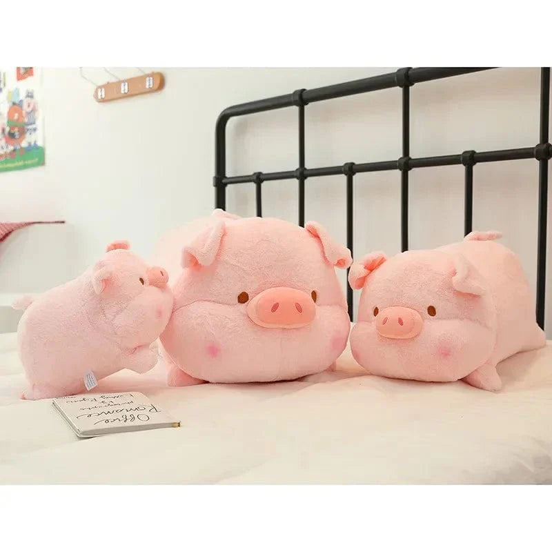 Peluche cochon câline et douce