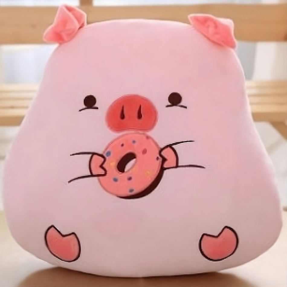 Peluche cochon gourmand douillet - Idée cadeau douce pour enfant