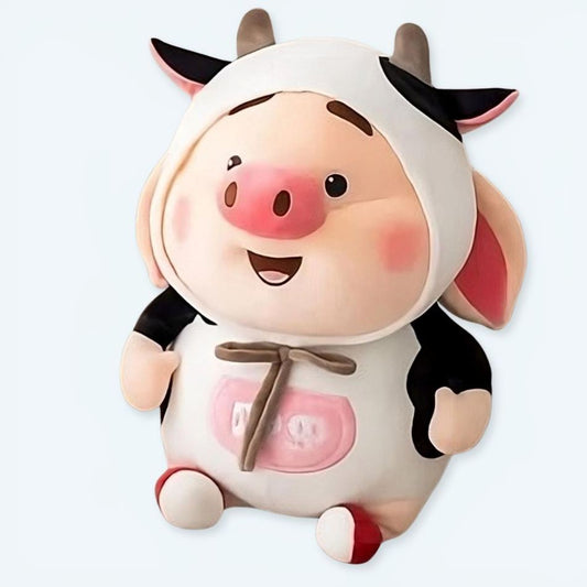 Peluche cochon kawaii rose pour enfant câlin