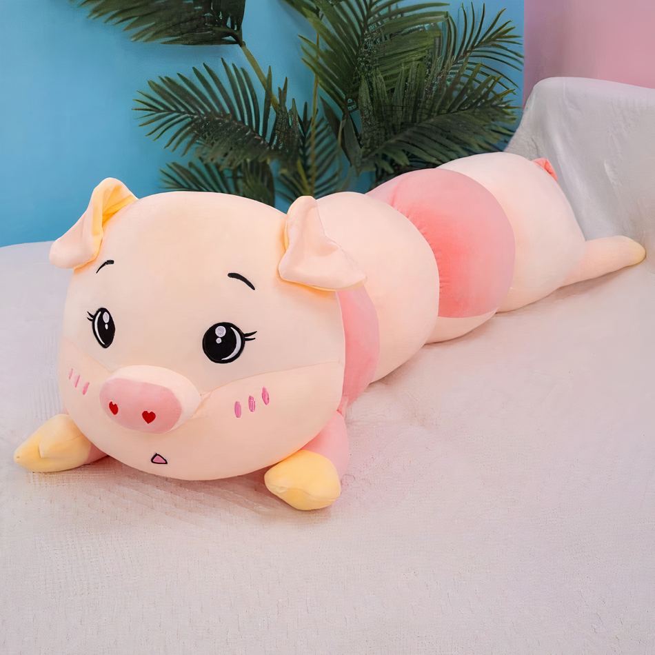 Peluche confortable cochon oreiller doux détente confortable chambre