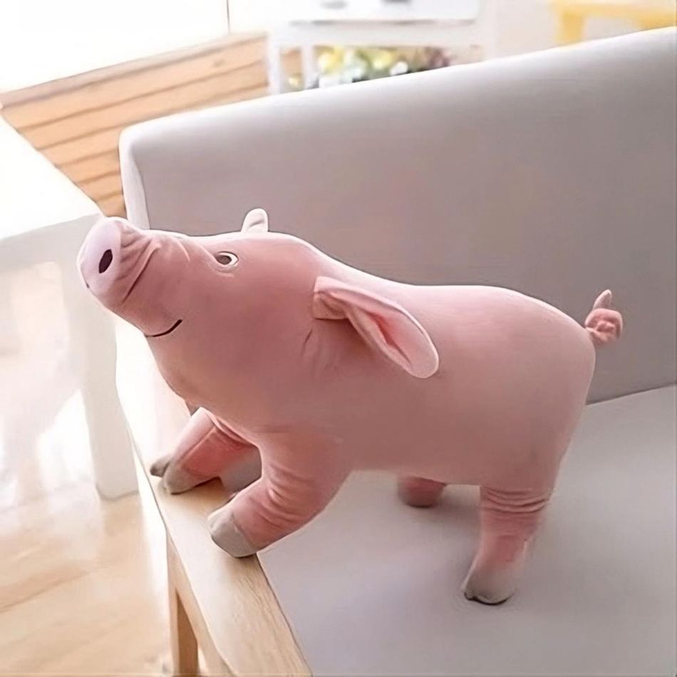 Peluche cochon rose doux - l'adorable compagnon câlin pour enfants