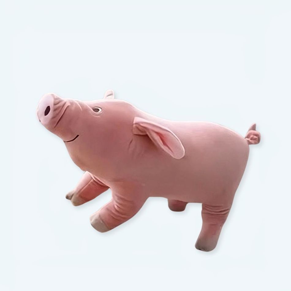 Peluche cochon rose doux - l'adorable compagnon câlin pour enfants