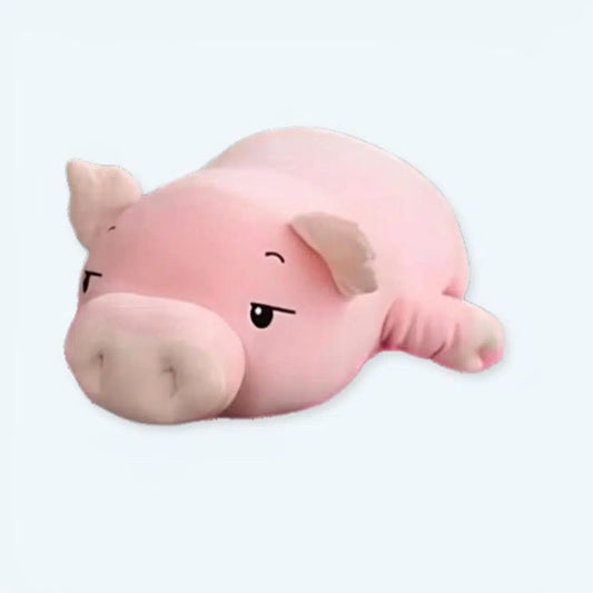 Peluche cochon rose doux pour un sommeil enveloppant de l'enfant rêveur