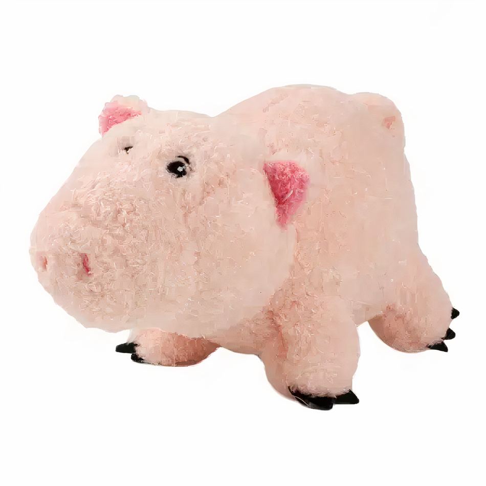 Peluche cochon tirelire douce rose - Déco chambre enfant